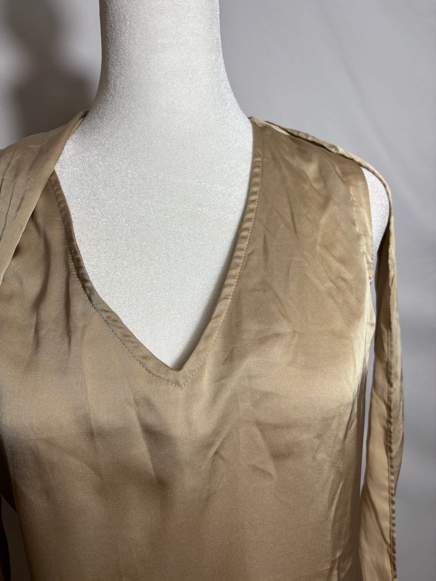 Ann Taylor Blouse with Neck-Tie Wrap