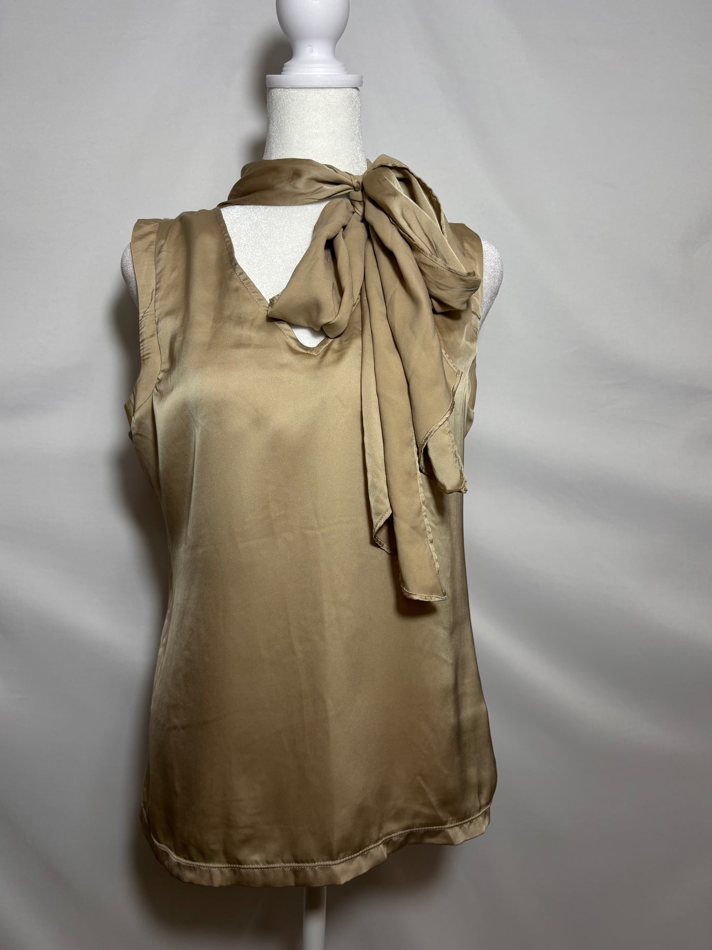 Ann Taylor Blouse with Neck-Tie Wrap