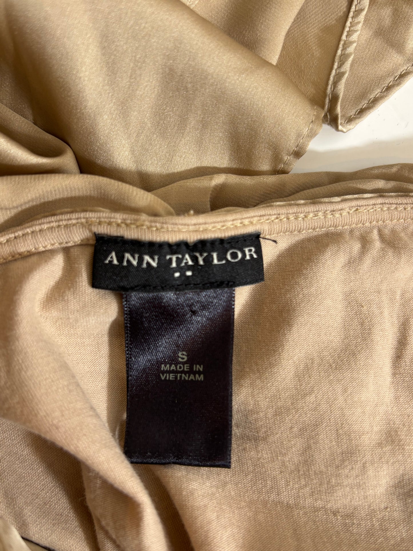 Ann Taylor Blouse with Neck-Tie Wrap