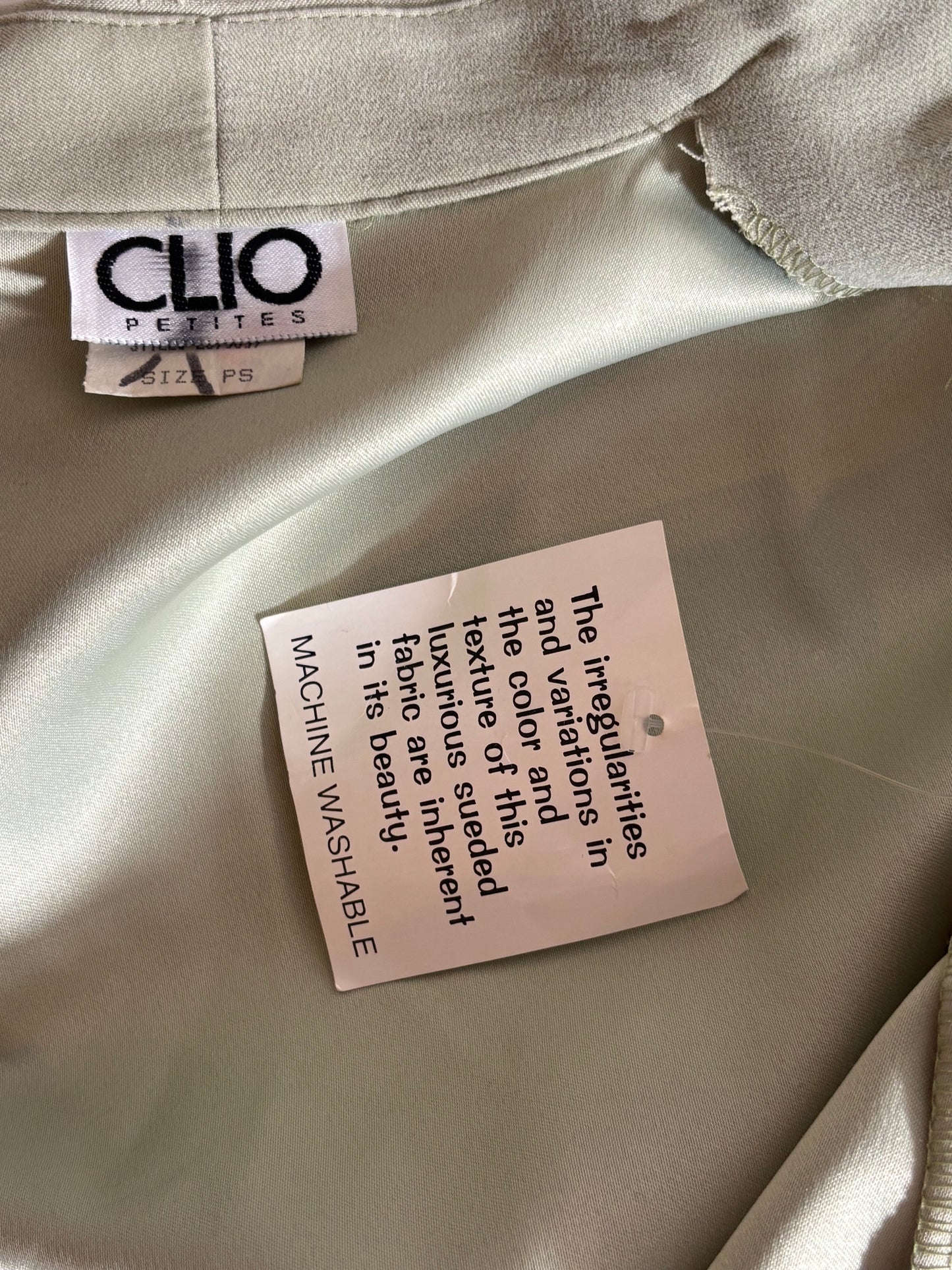 CLIO Petites Zip-Up Vest