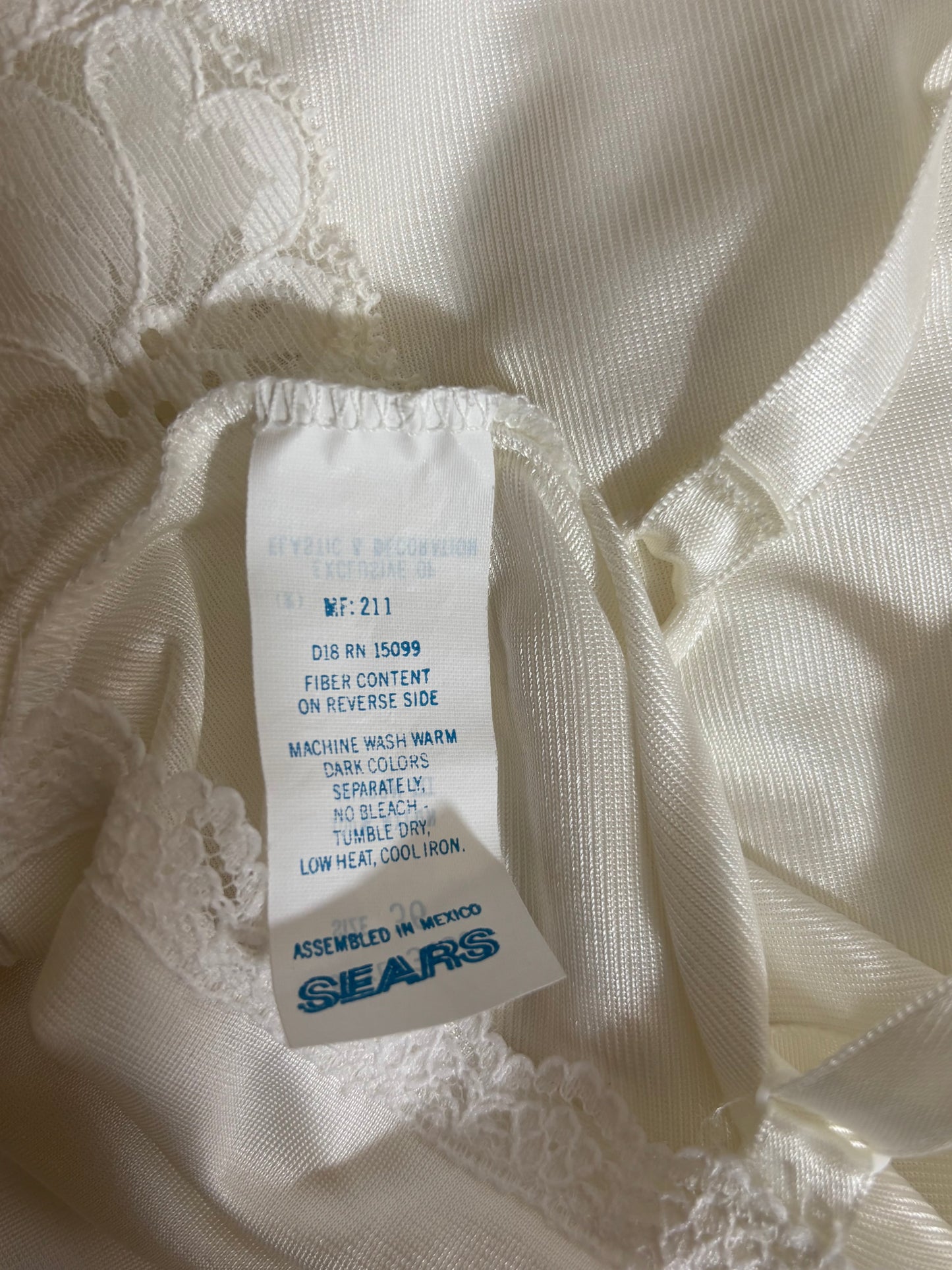 Vintage White Slip Dress