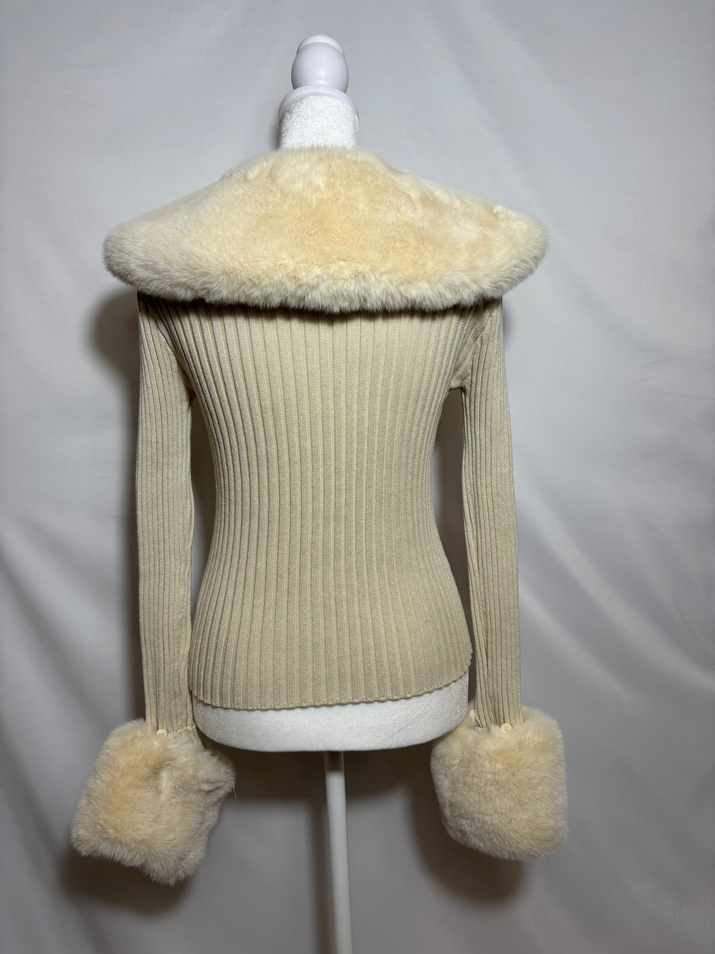 RedBerry Faux Fur Cardigan