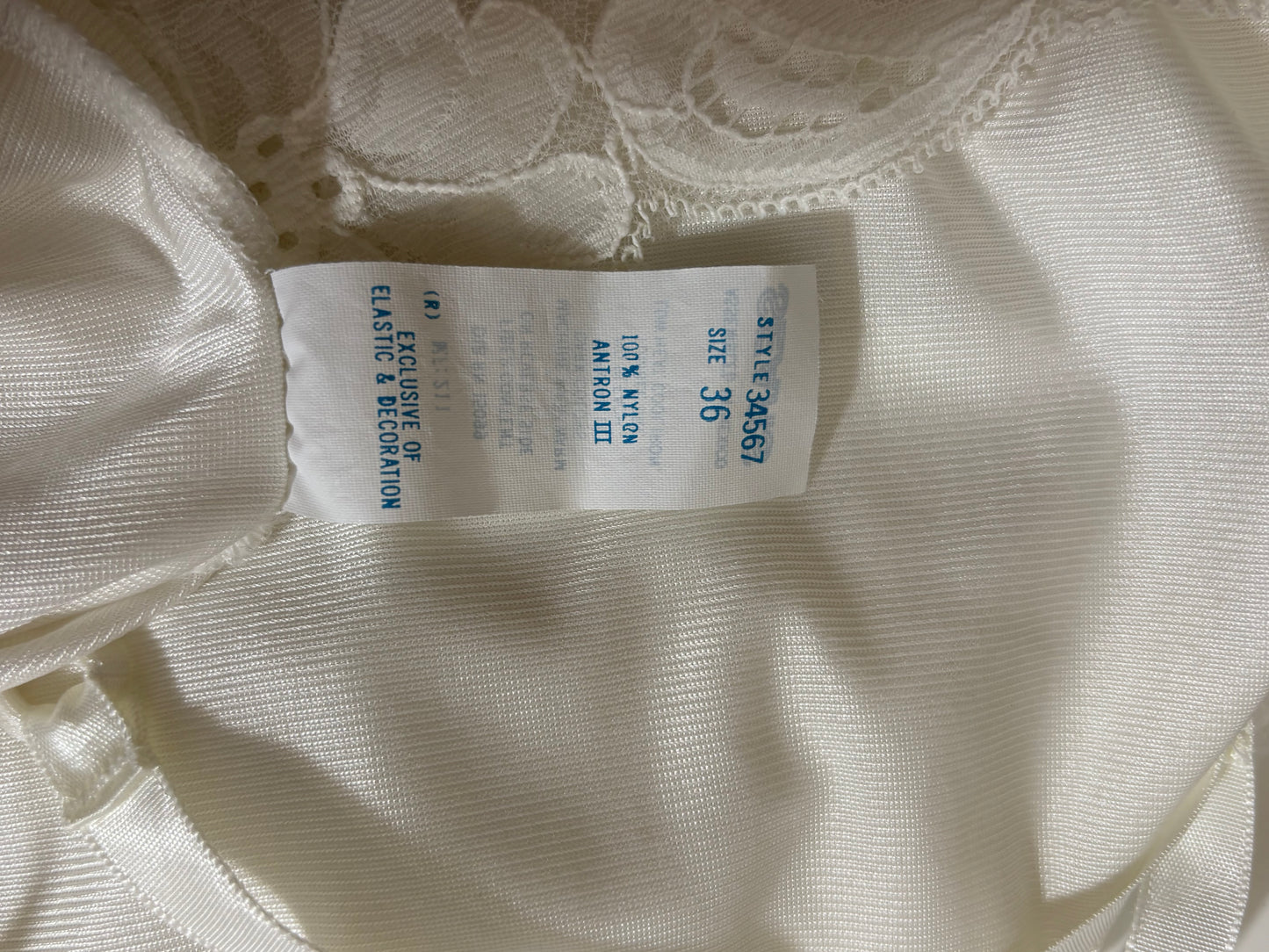 Vintage White Slip Dress