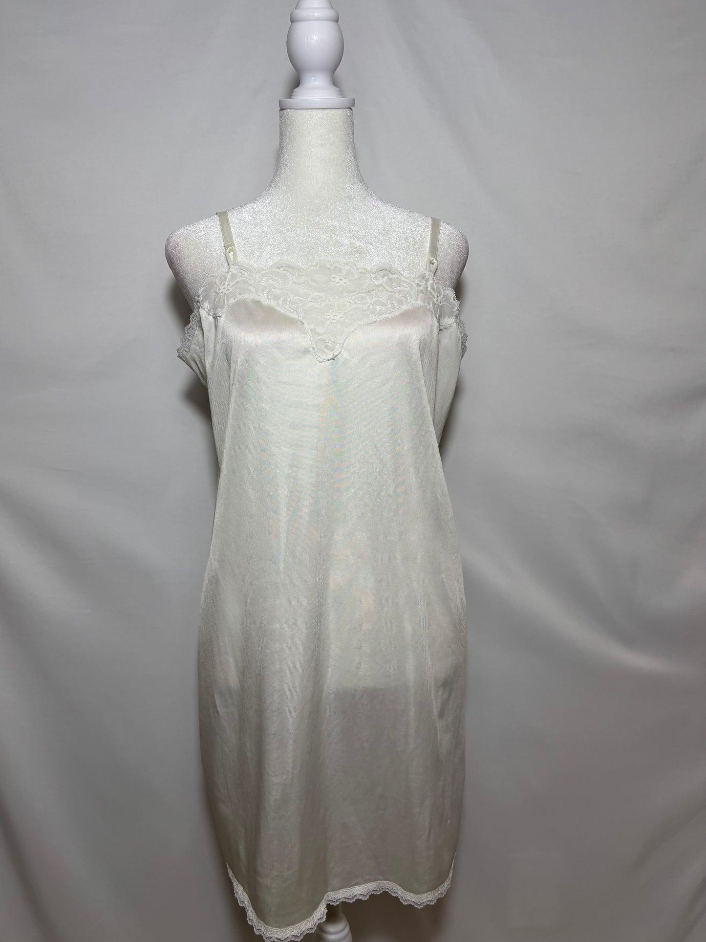 Vintage White Slip Dress