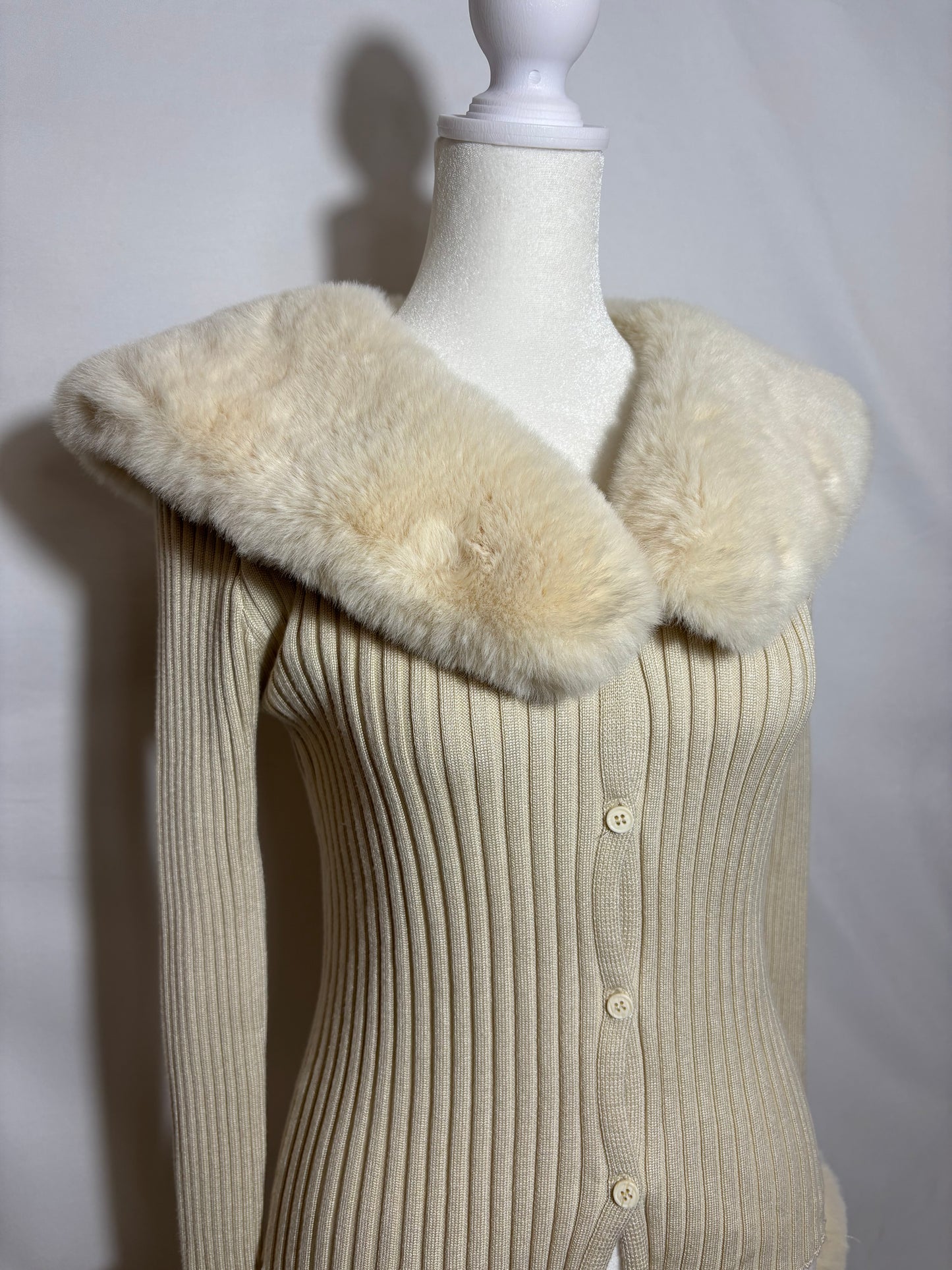 RedBerry Faux Fur Cardigan