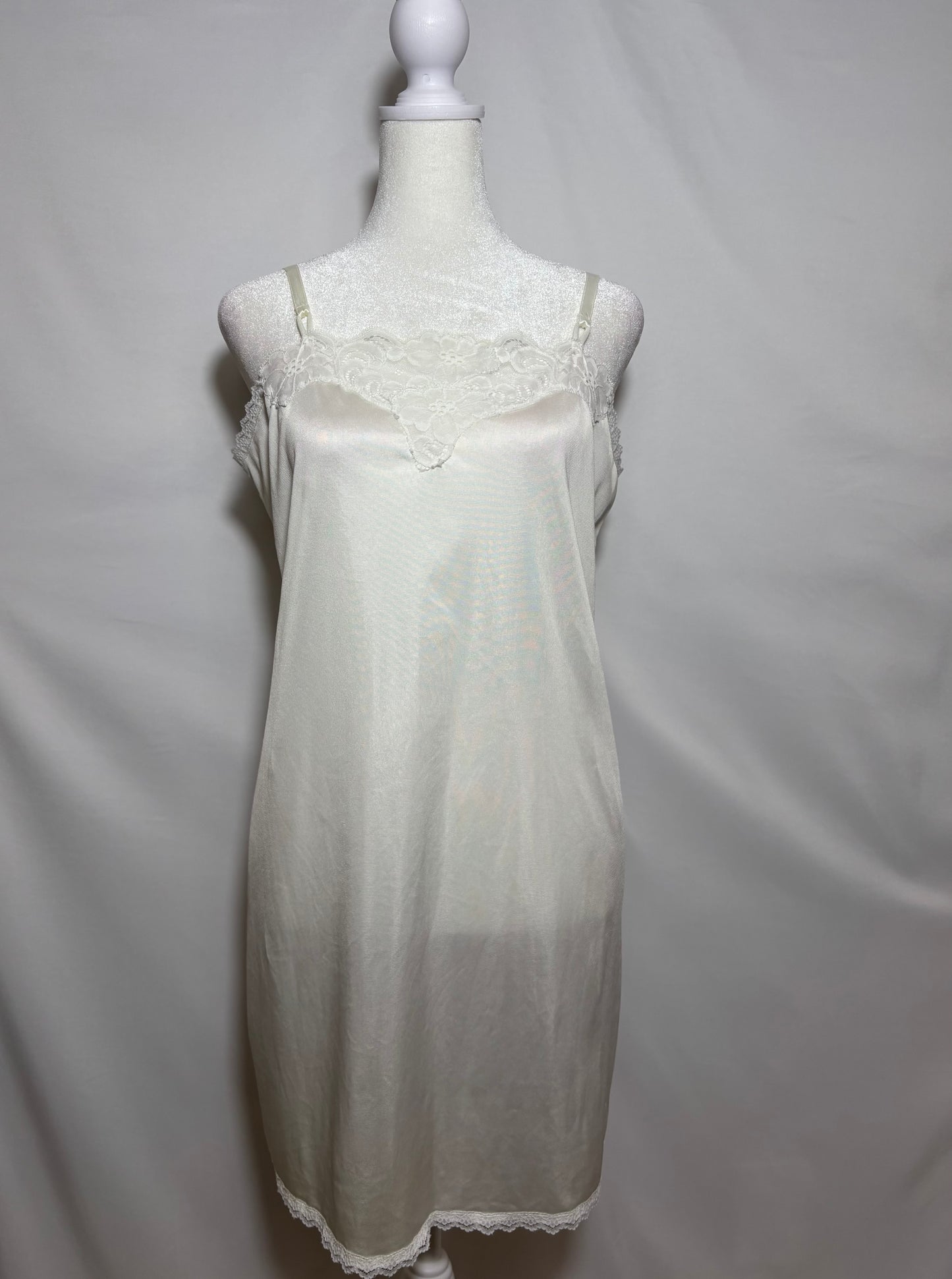 Vintage White Slip Dress
