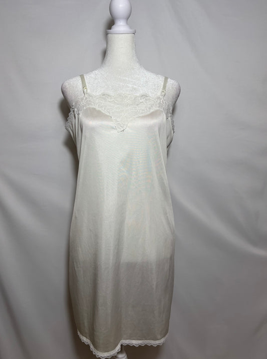 Vintage White Slip Dress