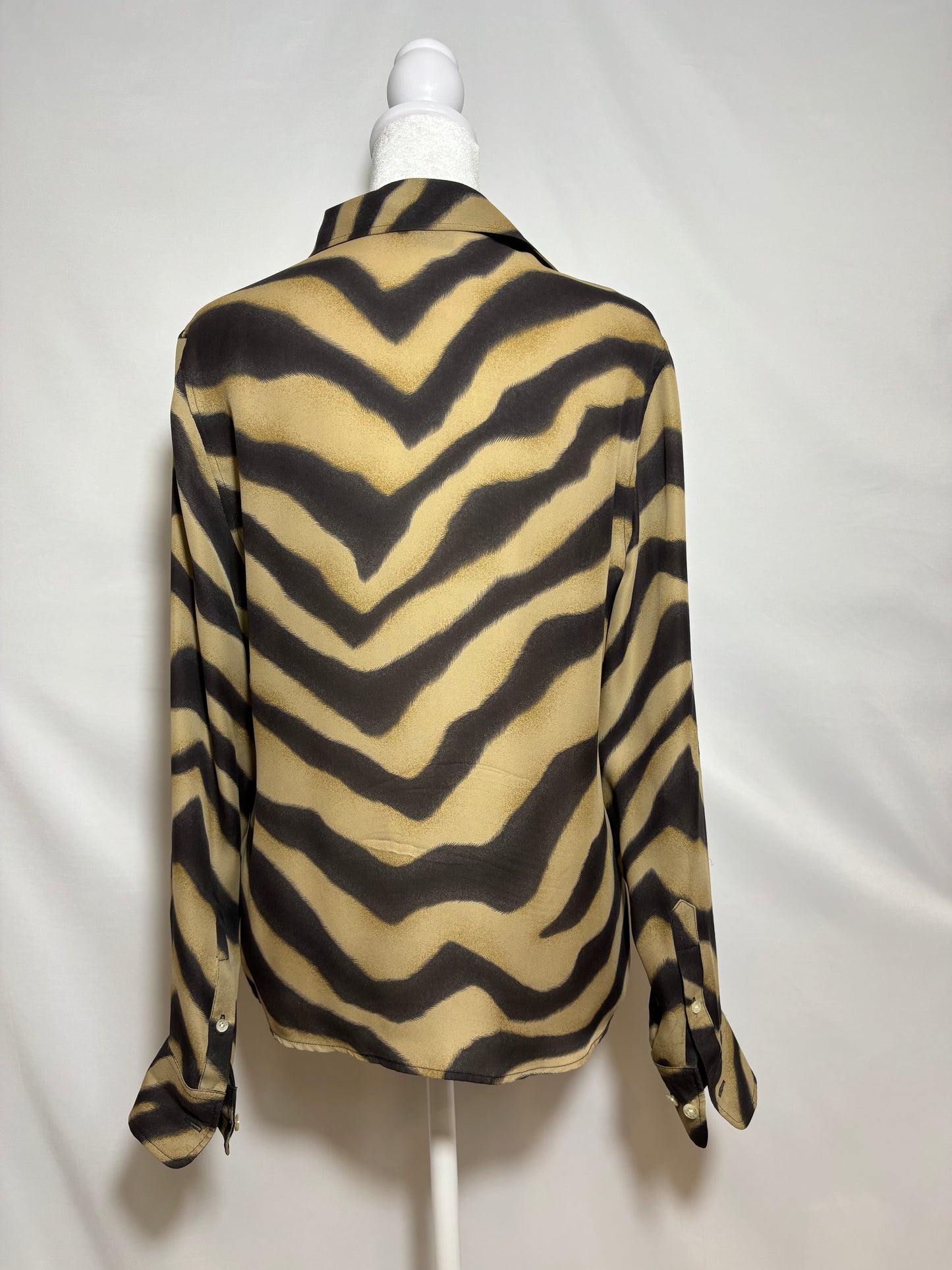 Ralph Lauren 100% Silk Button Up