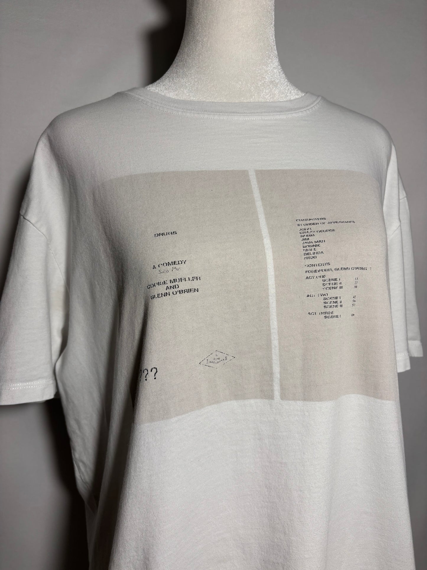 RAF SIMMONS Graphic Tee Shirt