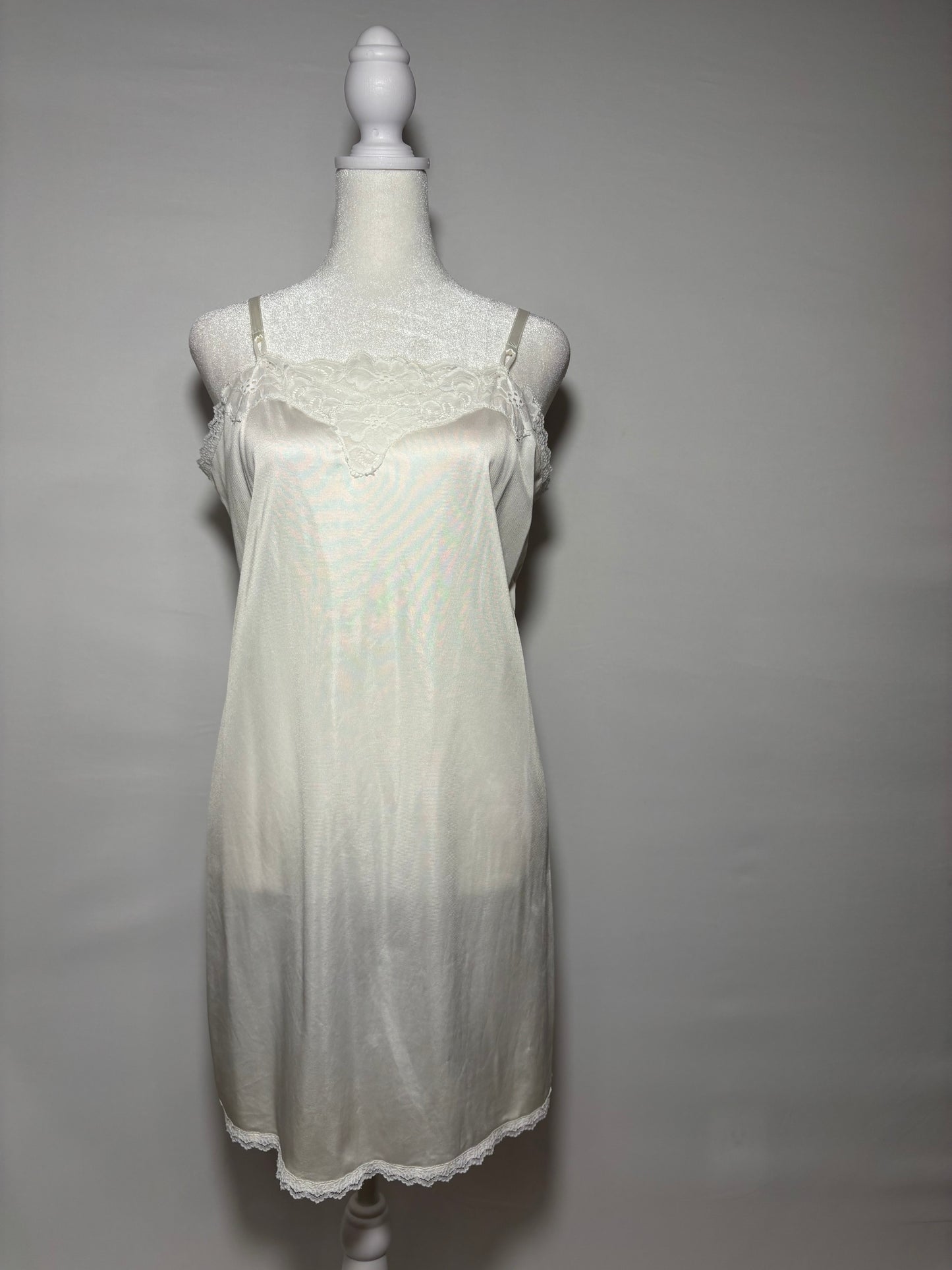 Vintage White Slip Dress